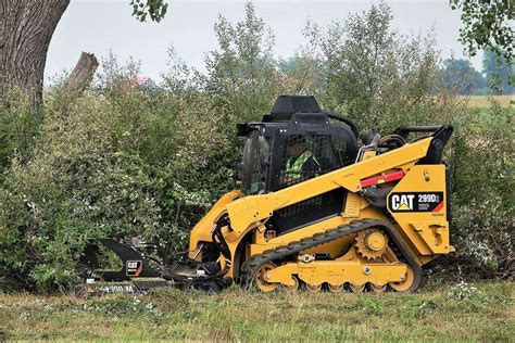 caterpillar skid steer brush hog|brush attachment for skid steer.